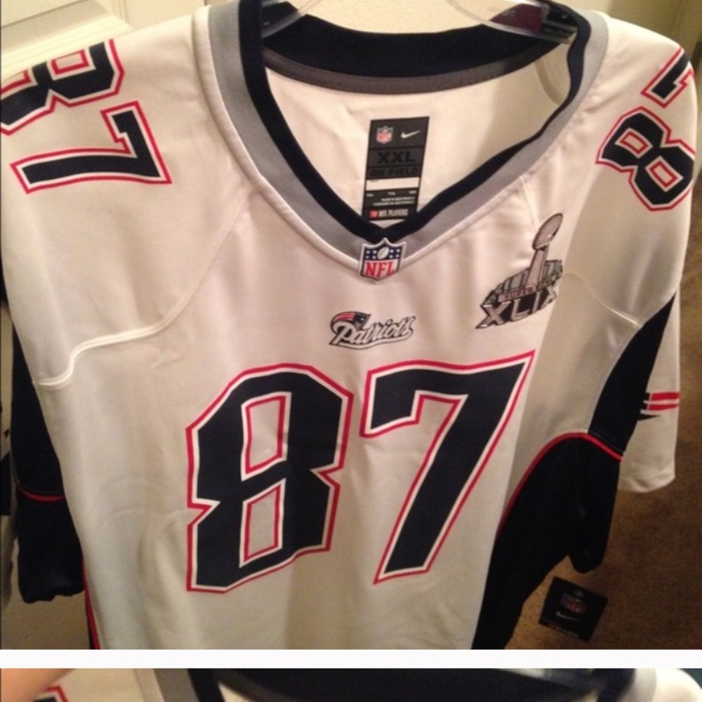 Nike On Field Gronkowski Jersey Superbowl XLIX